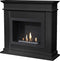 Xaralyn Elda BRI-MDB bio-ethanol open haard - Zwarte MDF haardombouw - 1,5 KW verwarming