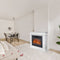 Xaralyn Elda ELU-MDW elektrische open haard - Witte MDF haardombouw - 1400 Watt verwarming - afstandsbediening