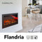 Xaralyn Flandria elektrische inbouwhaard - 1500 Watt verwarming - afstandsbediening