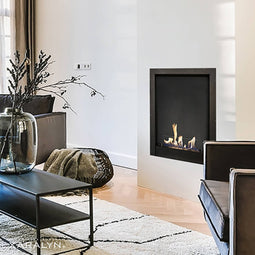 Xaralyn Inbouwunit M bio-ethanol inbouwhaard - Veilig open vuur - 2,5 KW verwarming