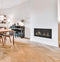 Xaralyn Kos-Corner BME bio-ethanol haard - Hoekhaard - Witte natuurstenen haardombouw - 3 KW verwarming