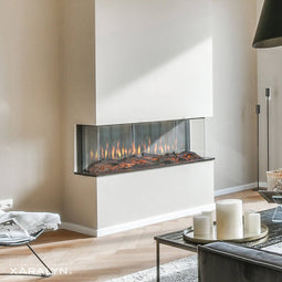 Xaralyn Levico 120 elektrische inbouwhaard - 3 zijdige inbouwhaard met verwarming - 1400 Watt - afstandsbediening