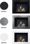 Xaralyn Serra bio-ethanol wandhaard - Grijs - sfeerhaard - 1,5 KW verwarming