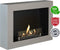 Xaralyn Serra bio-ethanol wandhaard - Grijs - sfeerhaard - 1,5 KW verwarming