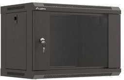 Lanberg WF03-5306-10B - Wandrek Rack - Staal en Gehard Glas - Zwart