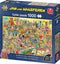 Jan van Haasteren - Het Bejaardentehuis - Legpuzzel 1000 stukjes - Meerkleurig