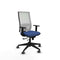 Piqueras y Crespo 1D066G0 - Bureaustoel - Verstelbare hoogte met armleuning en lumbaalsteun - Marineblauw