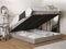 MAGNATE - Boxspringbed - Grijs - 160 x 200 cm - Polyester