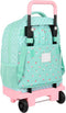 Schoolrugzak met Wielen Glow Lab Pepa Groen (33 x 45 x 22 cm)