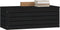 vidaXL - Opbergbox - zwart - 89x36,5x33 - cm - massief - grenenhout