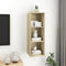 vidaXL - Tv-wandmeubel - 37x37x107 - cm - bewerkt - hout - sonoma - eikenkleurig