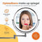Goliving Make Up Spiegel - Ø25 cm - 10x Vergroting - Dimbare LED Verlichting - Chroom
