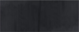 vidaXL - Vloerkleed - rechthoekig - 80x200 - cm - bamboe - zwart