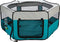 Trixie Indoor Knaagdierren - Opvouwbaar - 150 x 65 cm - Turquoise / Grijs