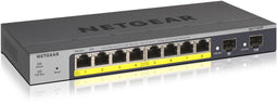 NETGEAR GS110TPv3 - 8-Poort Managed Gigabit Switch PoE+ - 55W PoE-budget