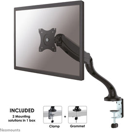 Neomounts NM-D500BLACK - Monitorarm 1 scherm - 10-30" - 0-6 kg - gasveer - zwart