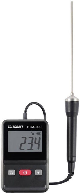 VOLTCRAFT PTM-200 Insteekthermometer Meetbereik temperatuur -200 tot 200 °C Sensortype Pt1000 Contactmeting
