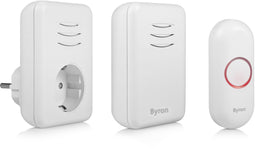 Byron DBY-22316 - Draadloze deurbel set - Bereik tot 150 meter - 16 melodieën - Wit