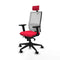 Piqueras y Crespo 2D066N2 - Bureaustoel - Hoofdsteun en verstelbare hoogte - Rood