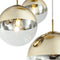 Globo Varus - Hanglamp - Goud - Glas - Ø 51cm - E27 - 15855-3
