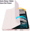 Dux Ducis - Tablet hoes geschikt voor Nokia T20 (2021) - 10.4 Inch - Toby Series - Auto Sleep/Wake functie - Tri-Fold Book Case - Roze