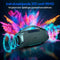 MEDION P61768 - Draagbare Bluetooth luidspreker - 100W RMS met bass boost en RGB lichteffecten - Antraciet