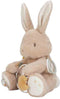 Little Dutch - Newborn Naturals - Activiteitenknuffel Konijntje - Bruin