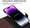 Accezz Hoesje Geschikt voor iPhone 14 Pro Max Hoesje Met Pasjeshouder - Accezz Premium Leather 2 in 1 Wallet Bookcase - Bruin