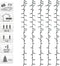 Kerstboomverlichting Micro Cluster - 8 m - 400 LED's - Warm wit
