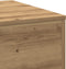 vidaXL - Salontafel - Artisan - Eiken - 55x55x31 - cm - Gelaagd - Hout