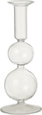 J-Line kaarshouder Ballen - glas - transparant - large