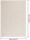 vidaXL - Vloerkleed - ZIZUR - room - binnen - en - buiten - 120x170 - cm - jute - look