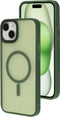Mobiparts iPhone 15 Plus - Hardcover - MagSafe Compatible met Corner Protection - Groen