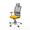 Piqueras y Crespo 1B086G2 - Bureaustoel - Verstelbare hoogte 50-62 cm - Geel