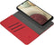 iMoshion Hoesje Geschikt voor Samsung Galaxy A12 Hoesje Met Pasjeshouder - iMoshion Uitneembare 2-in-1 Luxe Bookcase - Rood