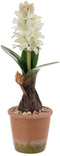 Decoratieve plant Polyester Polyethyleen Ijzer Melamine 9,5 x 9,5 x 29 cm
