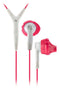 Yurbuds Inspire 400 - In-Ear Sport Oordopjes - MFI Afstandsbediening en Mic - Roze/Wit