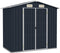 vidaXL - Tuinschuur - 205x129x183 - cm - gegalvaniseerd - staal - antraciet