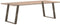 vidaXL - Eettafelpoten - 2 - st - U-vormig - 80x(72-73) - cm - staal - naturel