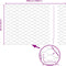 vidaXL - Hexagon - Fencing - Groen - 0,6x50 - m - Staal