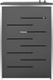 vidaXL - Containerberging - dubbel - 138x77,5x112,5 - cm - roestvrij - staal