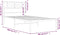 vidaXL - Bedframe - met - hoofdbord - metaal - zwart - 100x190 - cm