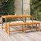 vidaXL - Tuinbank - 150 - cm - massief - acaciahout