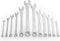 DUB Complete 12-delige Steeksleutelset /Ringsleutelset - Chroom Vanadium - 6-22mm