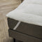 Swiss Nights Sherpa Oplegmatras - 140x200 - Wit