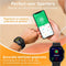Techancy Smartwatch - Bluetooth - Gezondheidsmonitoring en Slaaptracker - Zwart