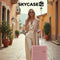 SKYCASES Travel One - 28-inch Reiskoffer - Lichtgewicht Waterdicht Cijferslot - Roze