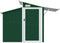 vidaXL - Tuinschuur - 270x130x208,5 - cm - gegalvaniseerd - staal - groen