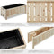 tectake® Blomster - Verhoogde Plantenbak - Robuust vurenhout - 70 x 30 x 25 cm