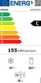 Hisense RB390N4BFC - Koel-vriescombinatie - 304L Total No-Frost - Zwart staal